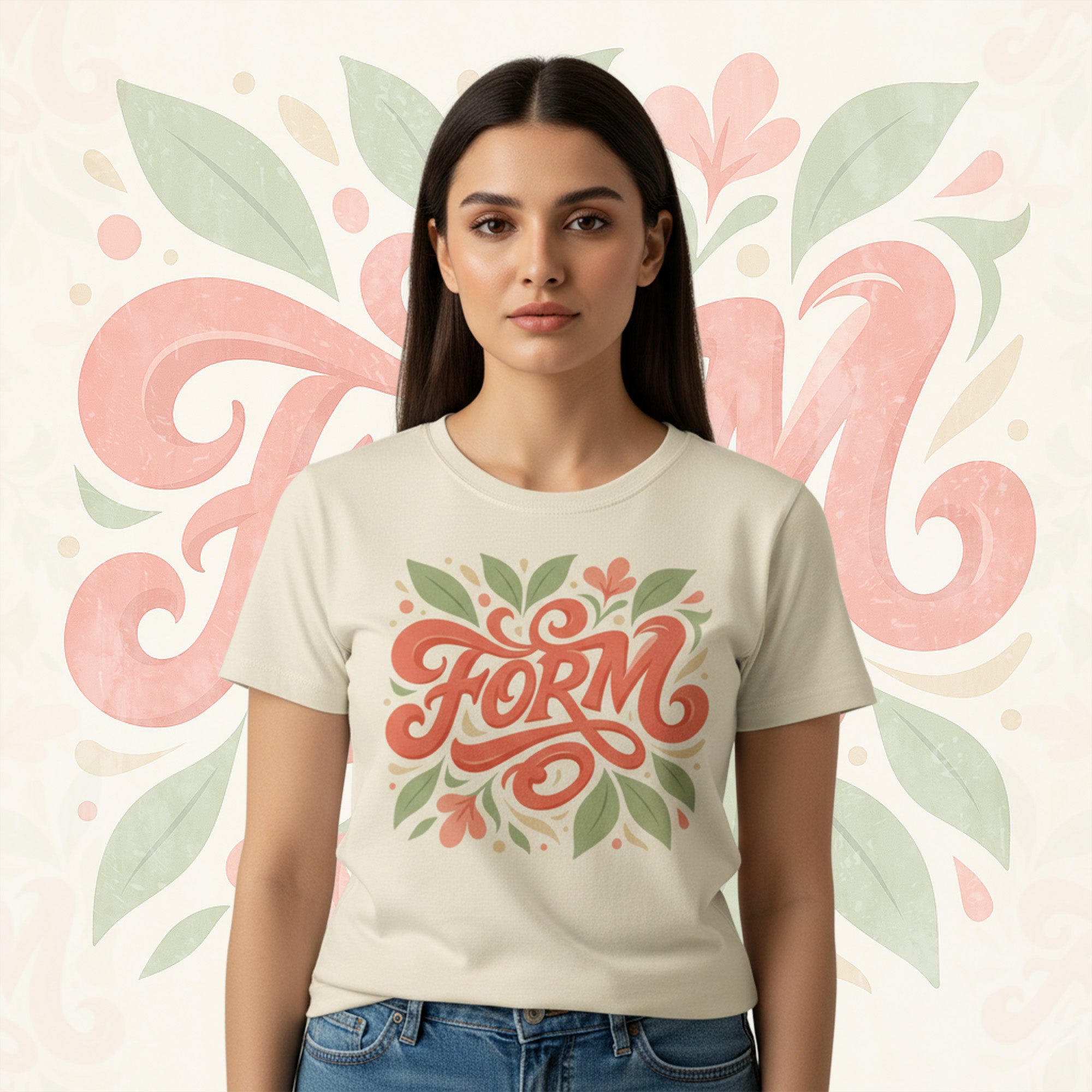 Women's Brand Tag Tee (No.03)