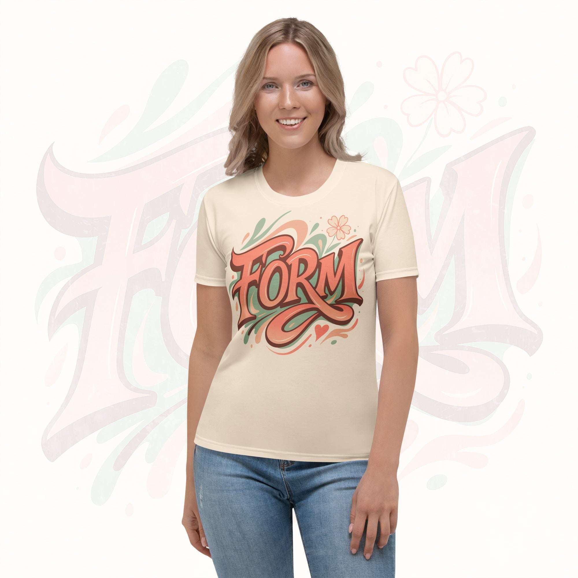Women's Brand Tag Tee (No.04)