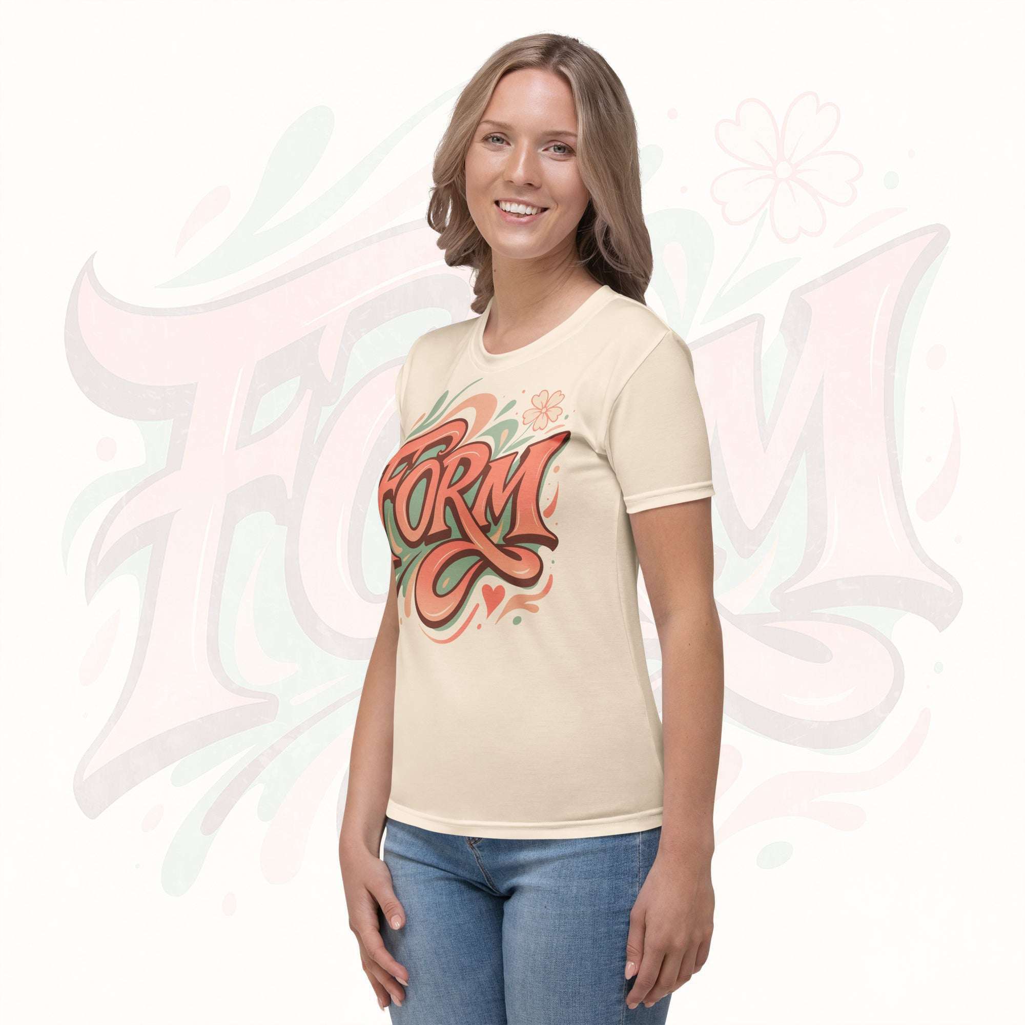 Women's Brand Tag Tee (No.04)