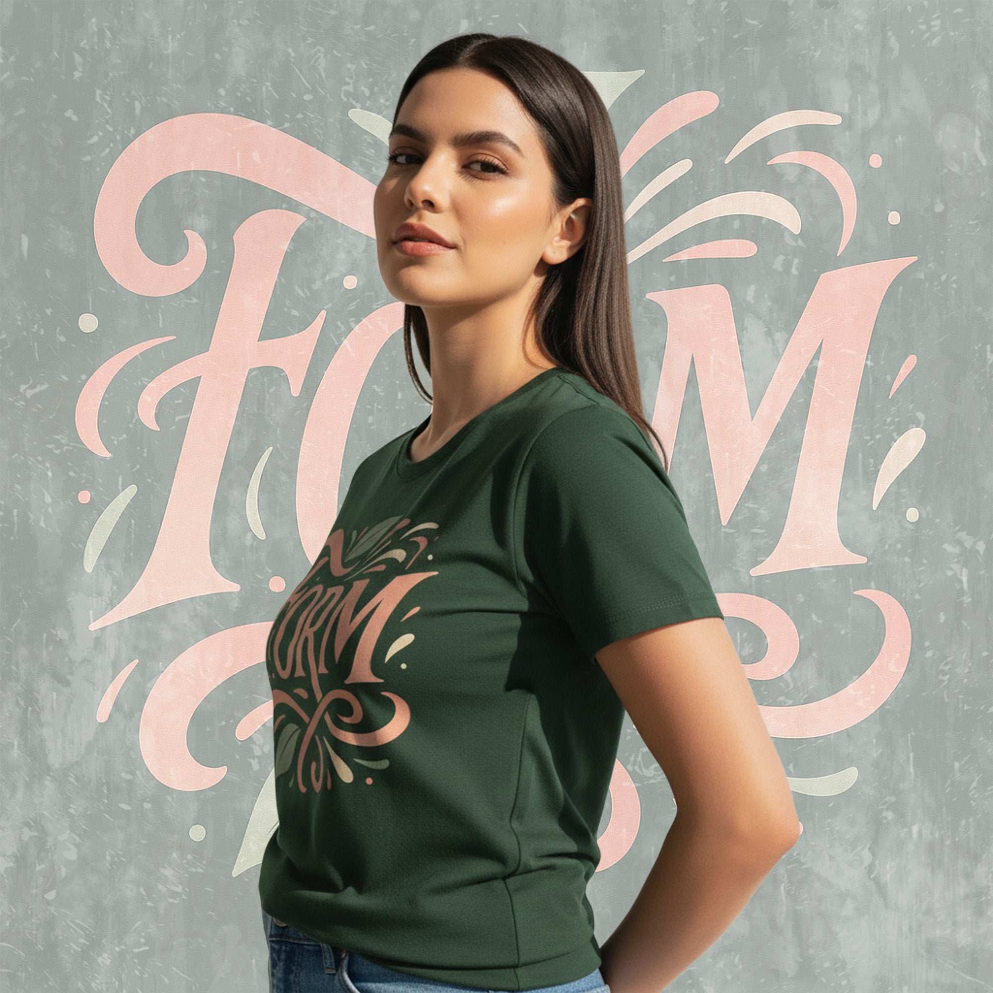 Women's Brand Tag Tee (No.06)