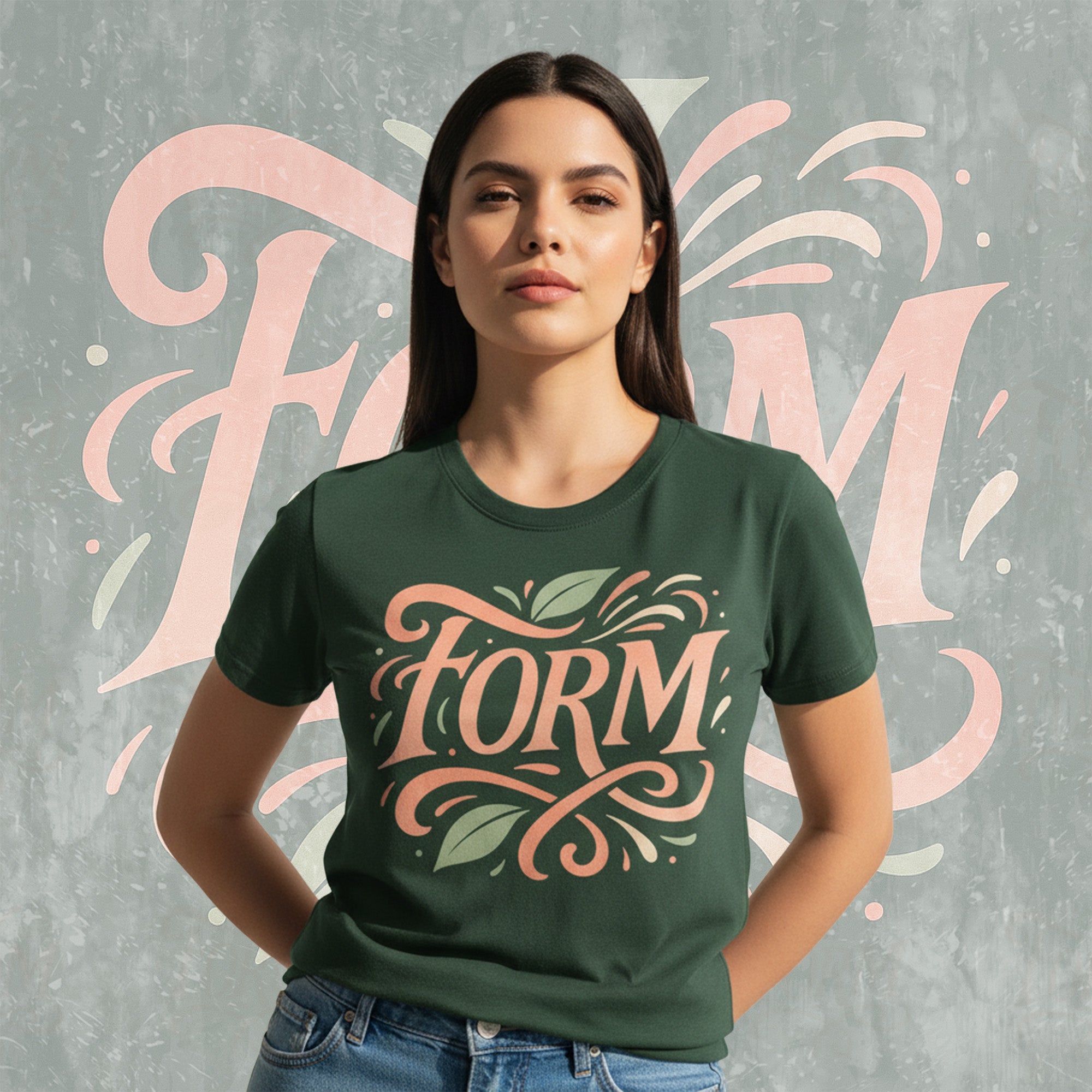 Women's Brand Tag Tee (No.06)