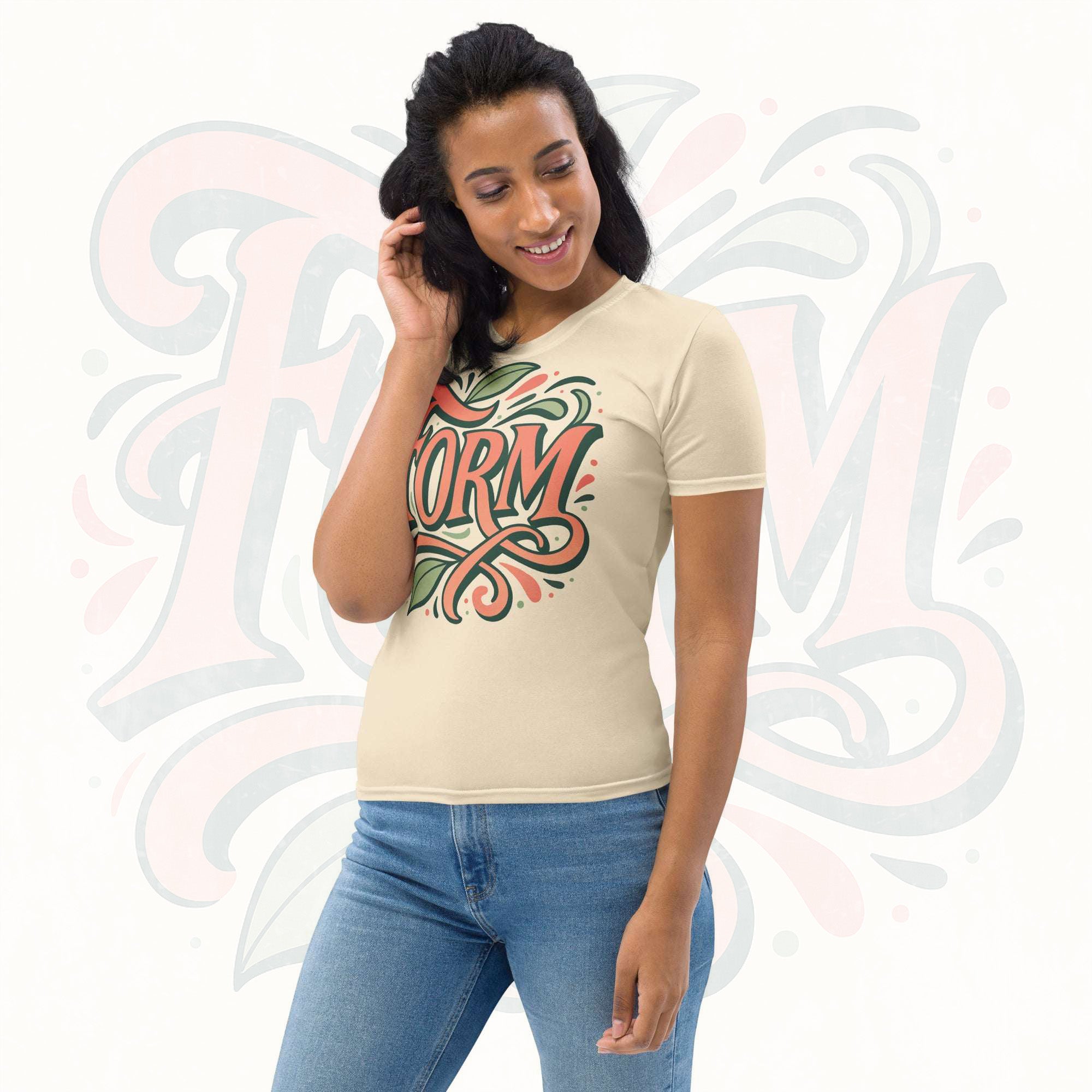 Women's Brand Tag Tee (No.08)