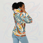 Women's Coral Canvas Hoodie (No.11)