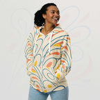 Women's Coral Canvas Hoodie (No.13)