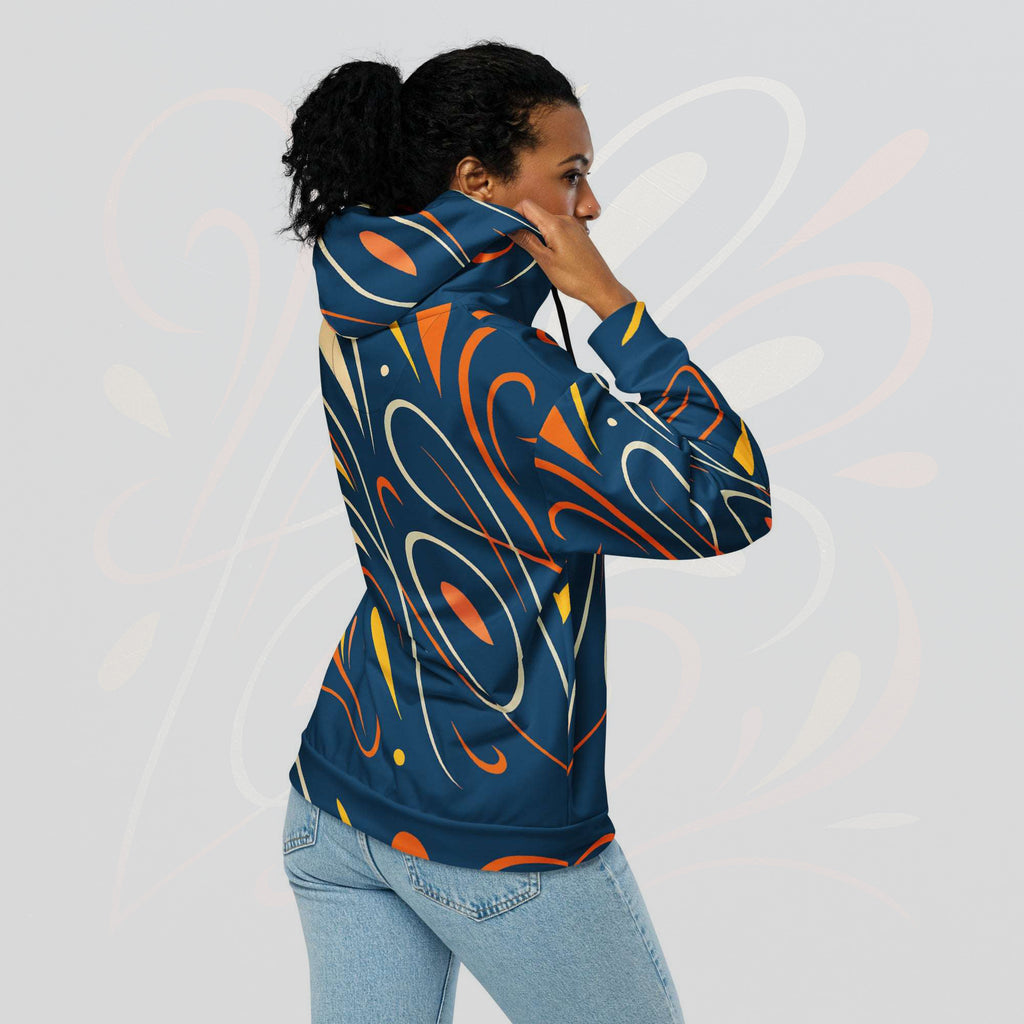 Women's Coral Canvas Hoodie (No.14)