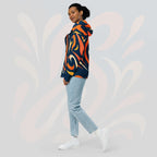 Women's Coral Canvas Hoodie (No.15)