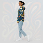 Women's Coral Canvas Hoodie (No.18)