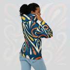 Women's Coral Canvas Hoodie (No.18)