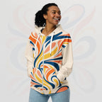 Women's Coral Canvas Hoodie (No.02)