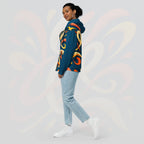 Women's Coral Canvas Hoodie (No.03)