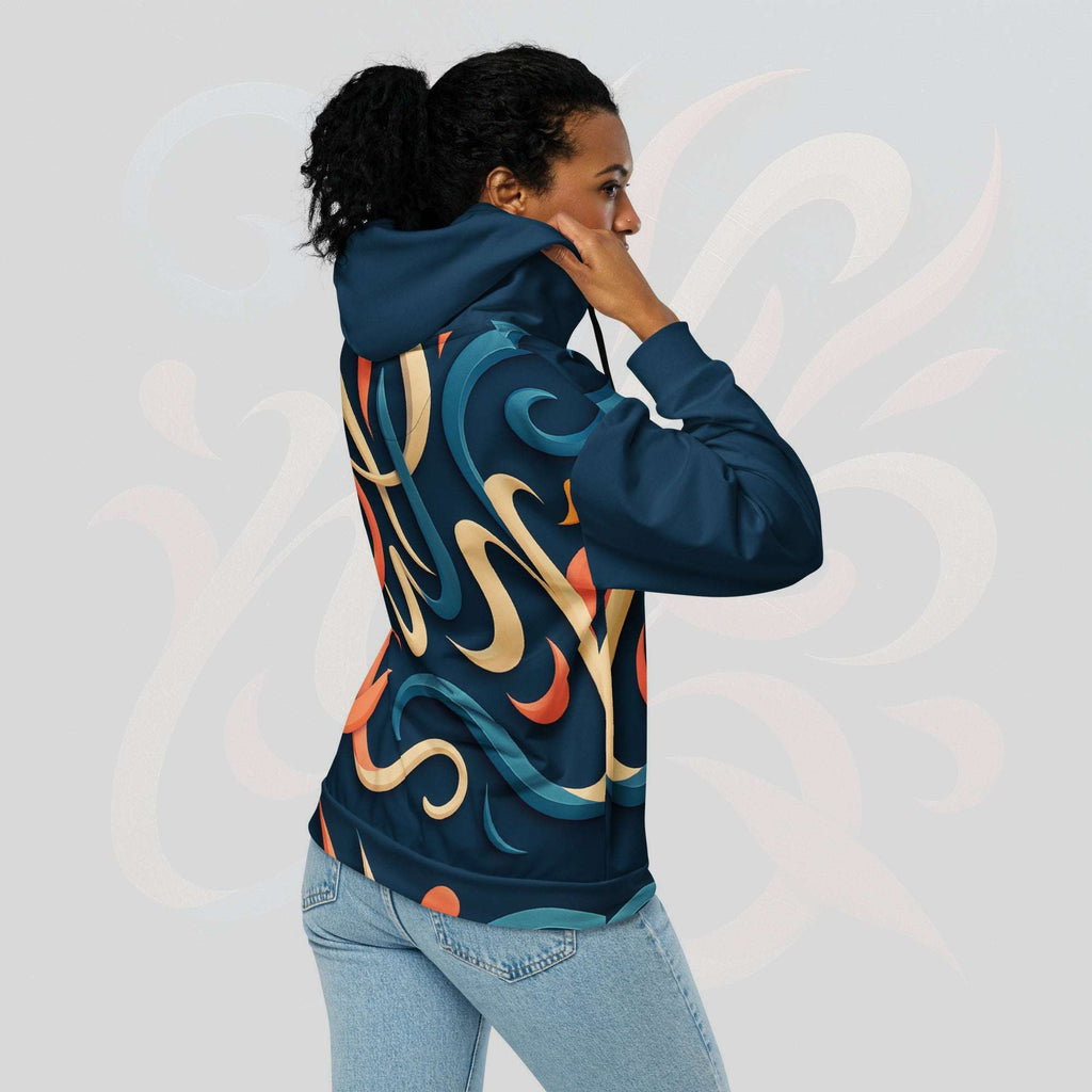Women's Coral Canvas Hoodie (No.04)