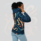 Women's Coral Canvas Hoodie (No.04)