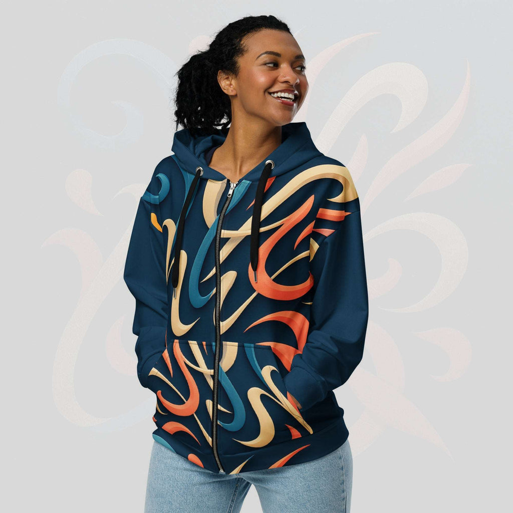 Women's Coral Canvas Hoodie (No.04)