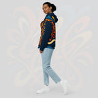 Women's Coral Canvas Hoodie (No.06)