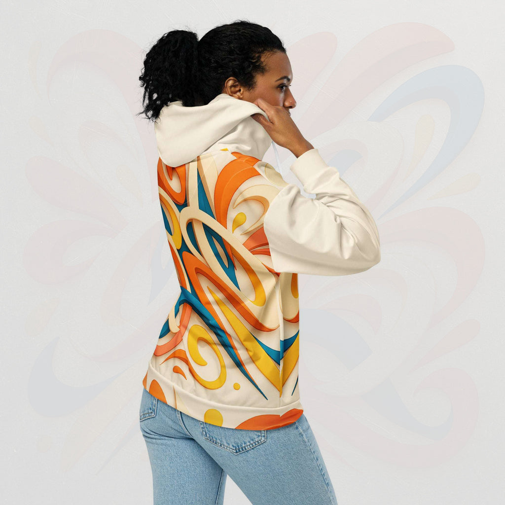 Women's Coral Canvas Hoodie (No.05)