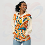 Women's Coral Canvas Hoodie (No.05)