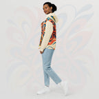 Women's Coral Canvas Hoodie (No.07)