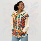 Women's Coral Canvas Hoodie (No.07)