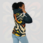 Women's Coral Canvas Hoodie (No.09)