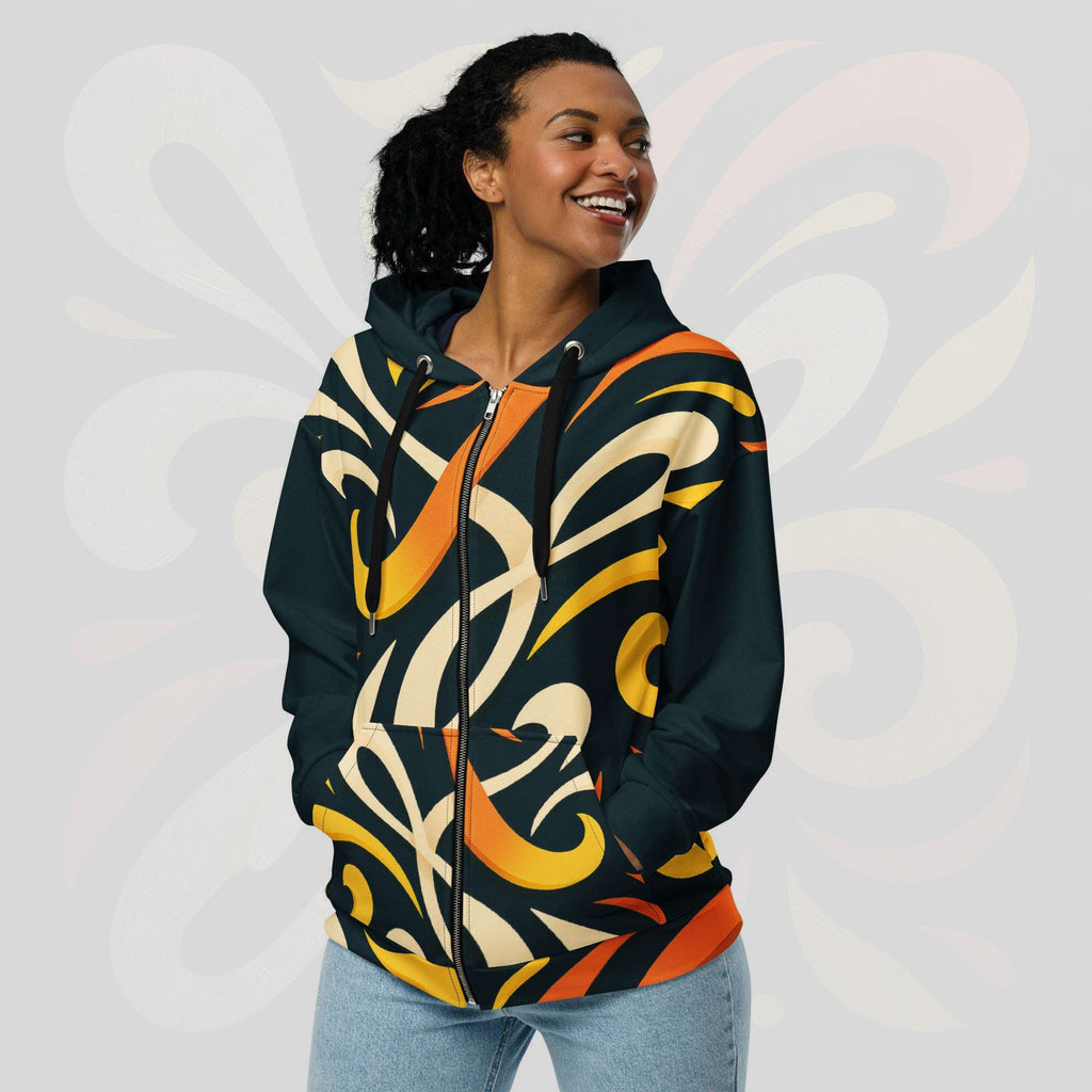 Women's Coral Canvas Hoodie (No.09)