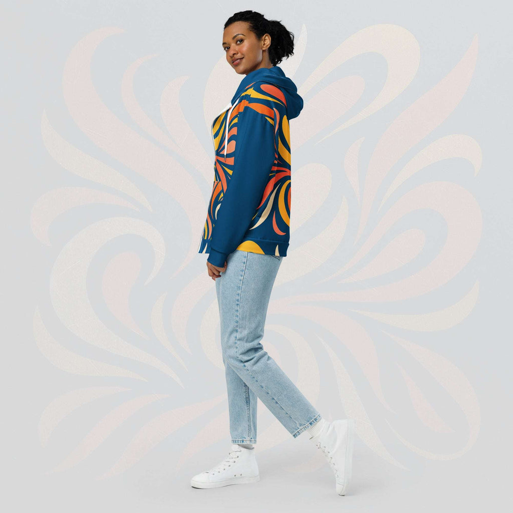 Women's Coral Canvas Hoodie