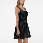 Women's Deep Black Skater Dress (No.09)