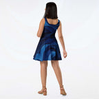 Women's Deep Blue Skater Dress (No.02)