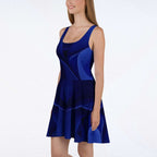 Women's Deep Blue Skater Dress (No.03)