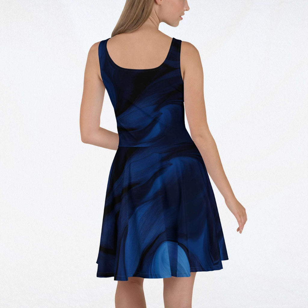 Women's Deep Blue Skater Dress