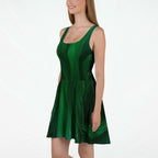 Women's Deep Green Skater Dress (No.05)