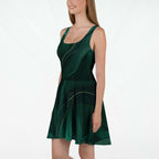 Women's Deep Green Skater Dress