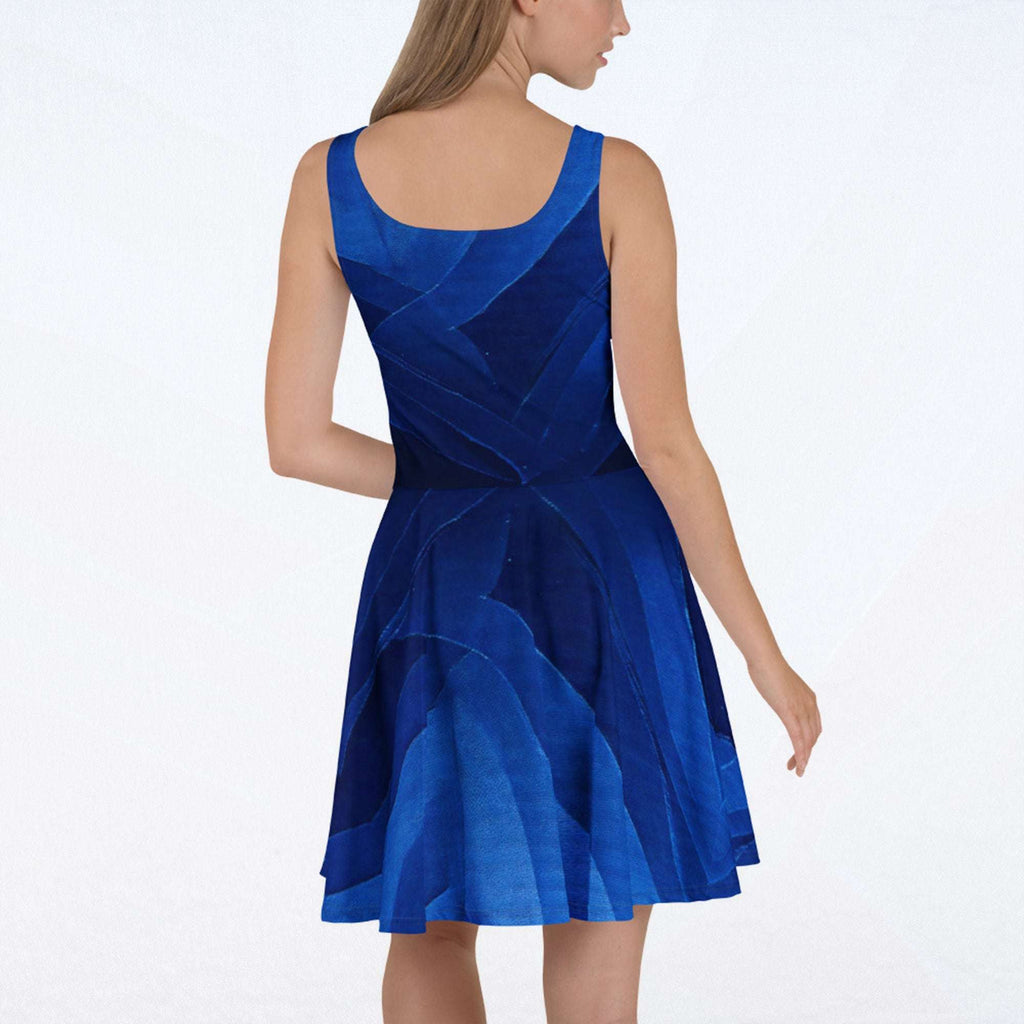Women's Deep Indigo Skater Dress (No.03)