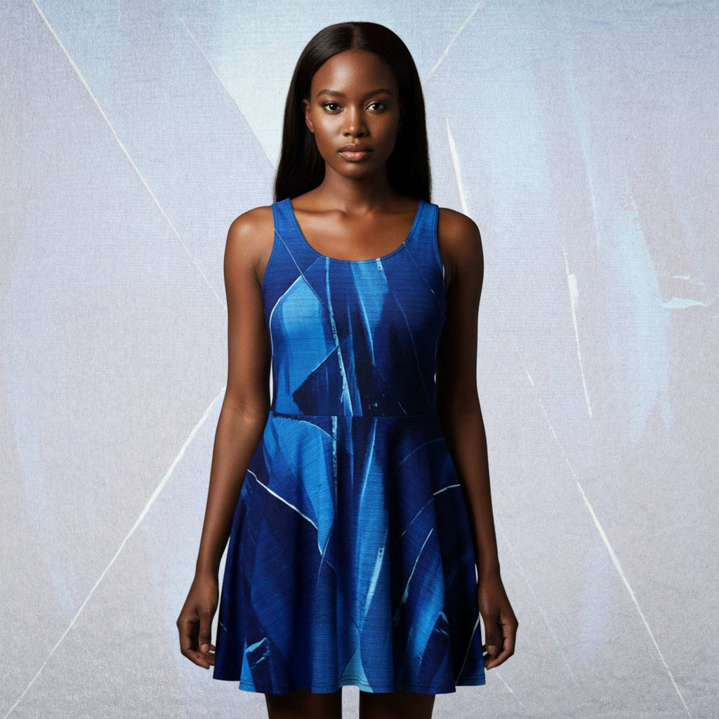 Women's Deep Indigo Skater Dress (No.06)