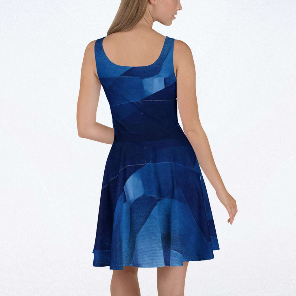 Women's Deep Indigo Skater Dress (No.07)