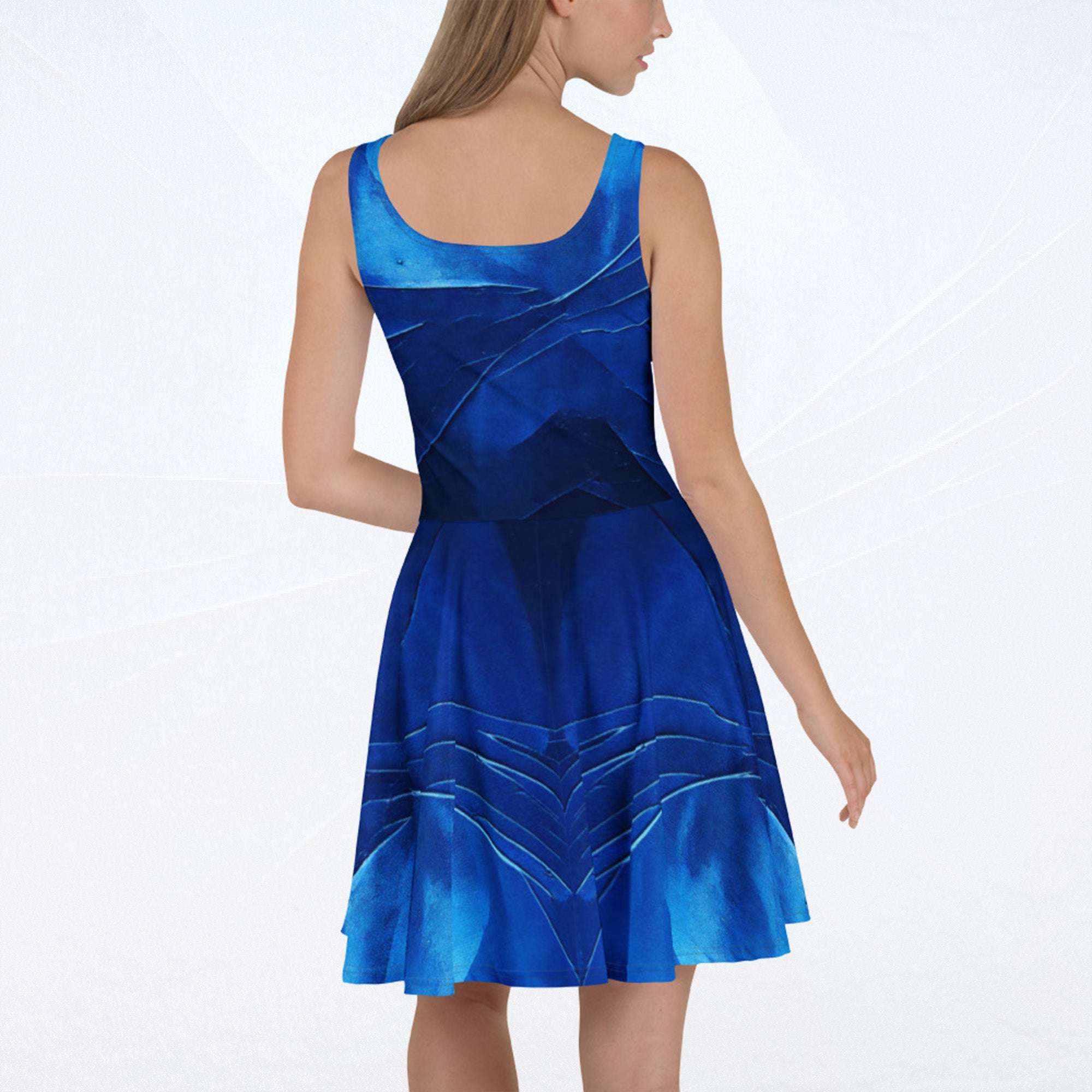 Women's Deep Indigo Skater Dress (No.09)