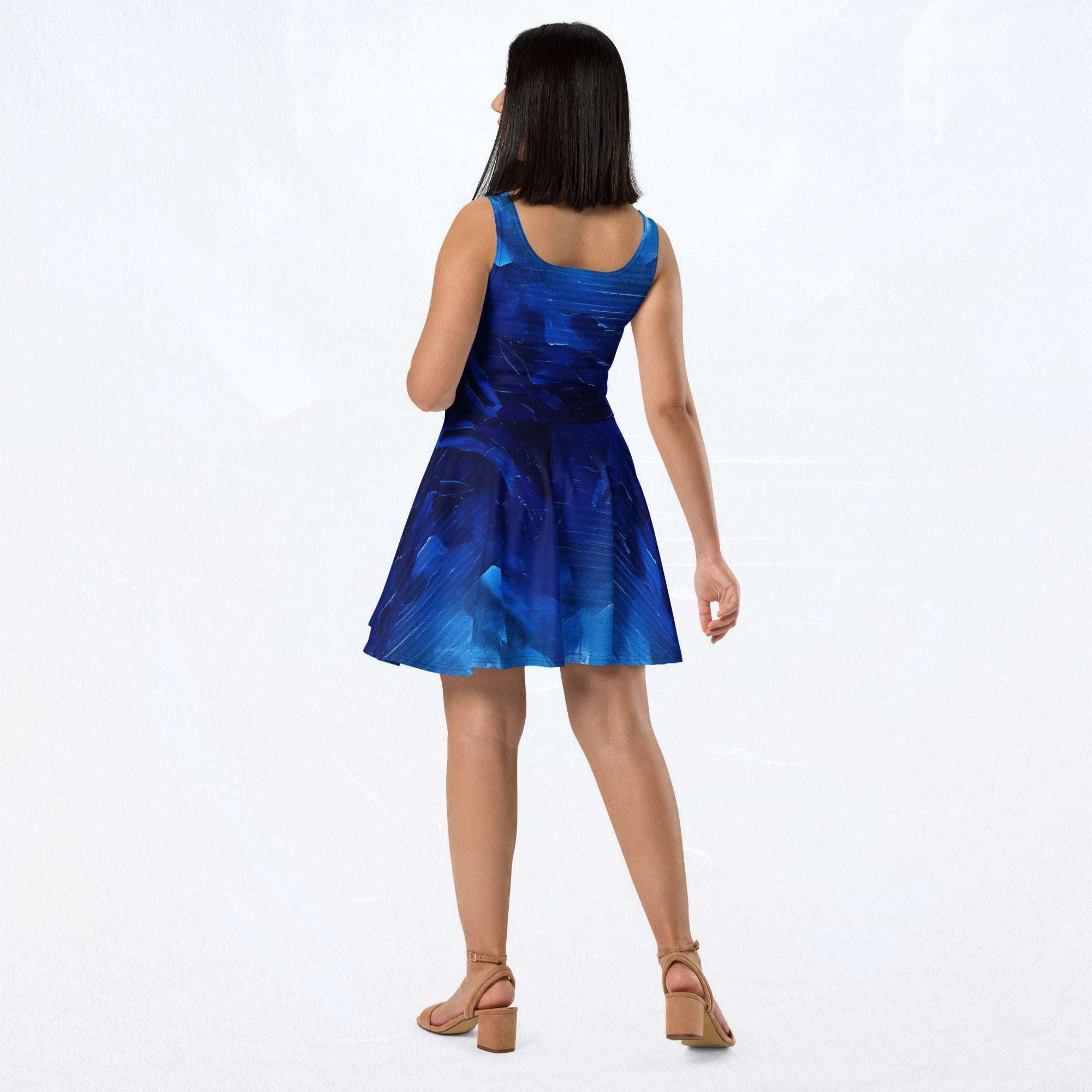 Women's Deep Indigo Skater Dress (No.10)
