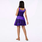Women's Deep Violet Skater Dress (No.02)