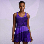 Women's Deep Violet Skater Dress (No.02)