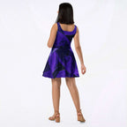Women's Deep Violet Skater Dress (No.04)