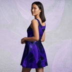 Women's Deep Violet Skater Dress (No.04)