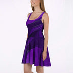 Women's Deep Violet Skater Dress (No.05)