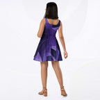 Women's Deep Violet Skater Dress (No.06)