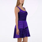 Women's Deep Violet Skater Dress (No.07)