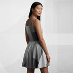 Women's Deep White Skater Dress (No.04)
