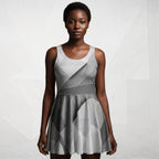 Women's Deep White Skater Dress (No.06)