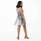 Women's Deep White Skater Dress (No.06)