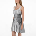Women's Deep White Skater Dress (No.07)