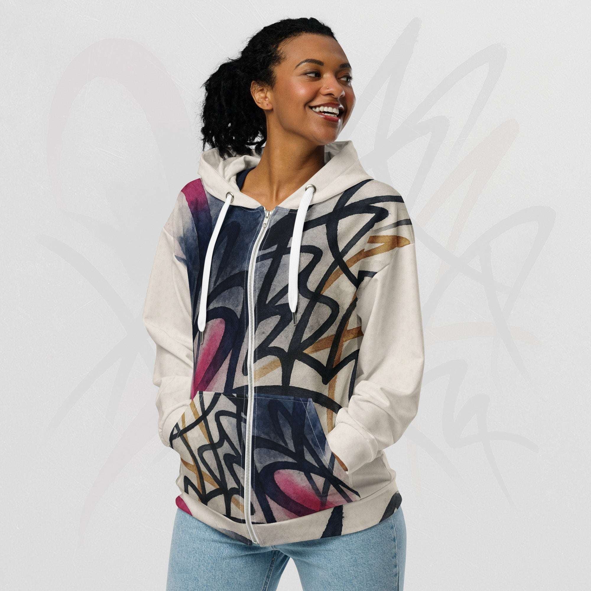 Women's Luxe Bar Hoodie (No.04)