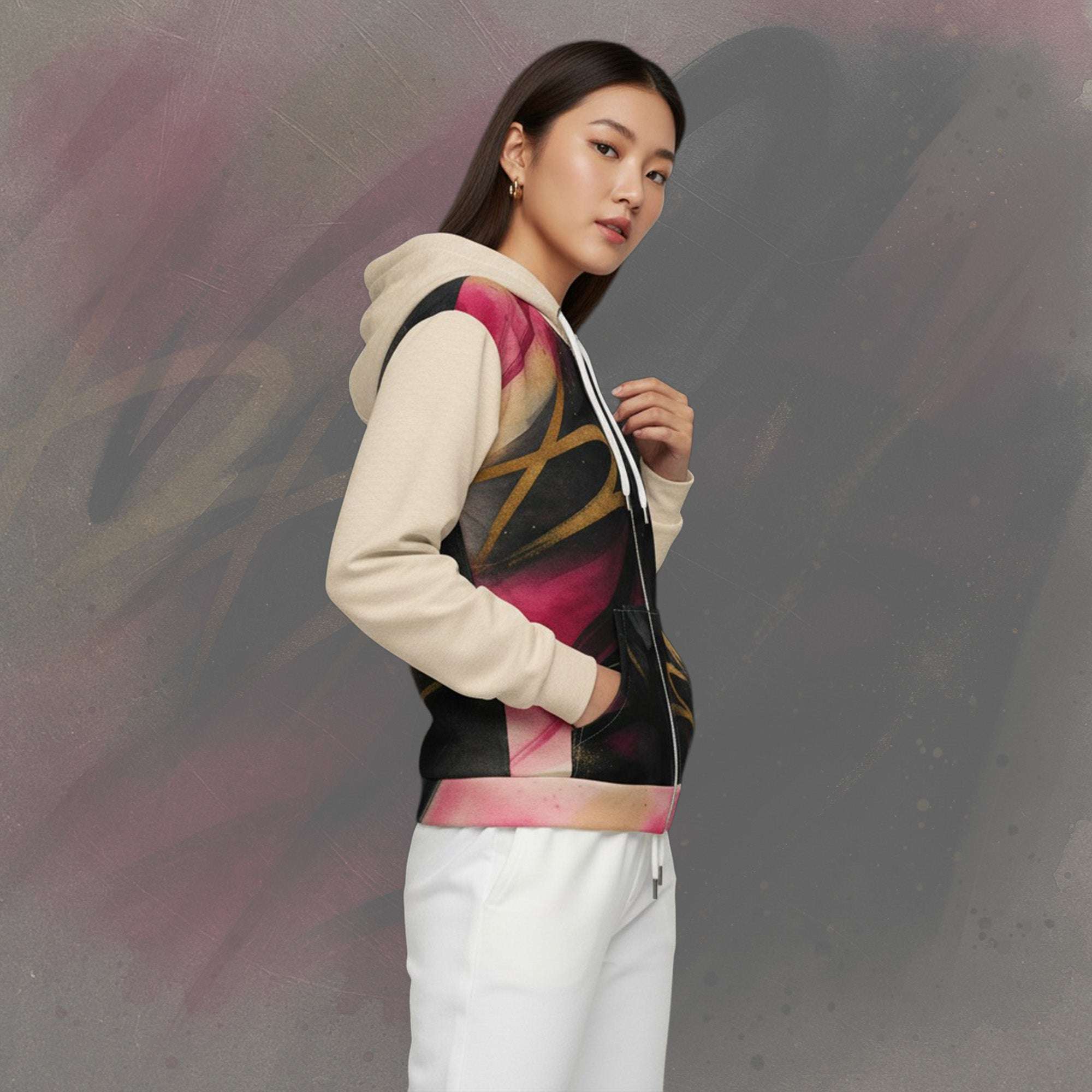 Women's Luxe Bar Hoodie (No.08)