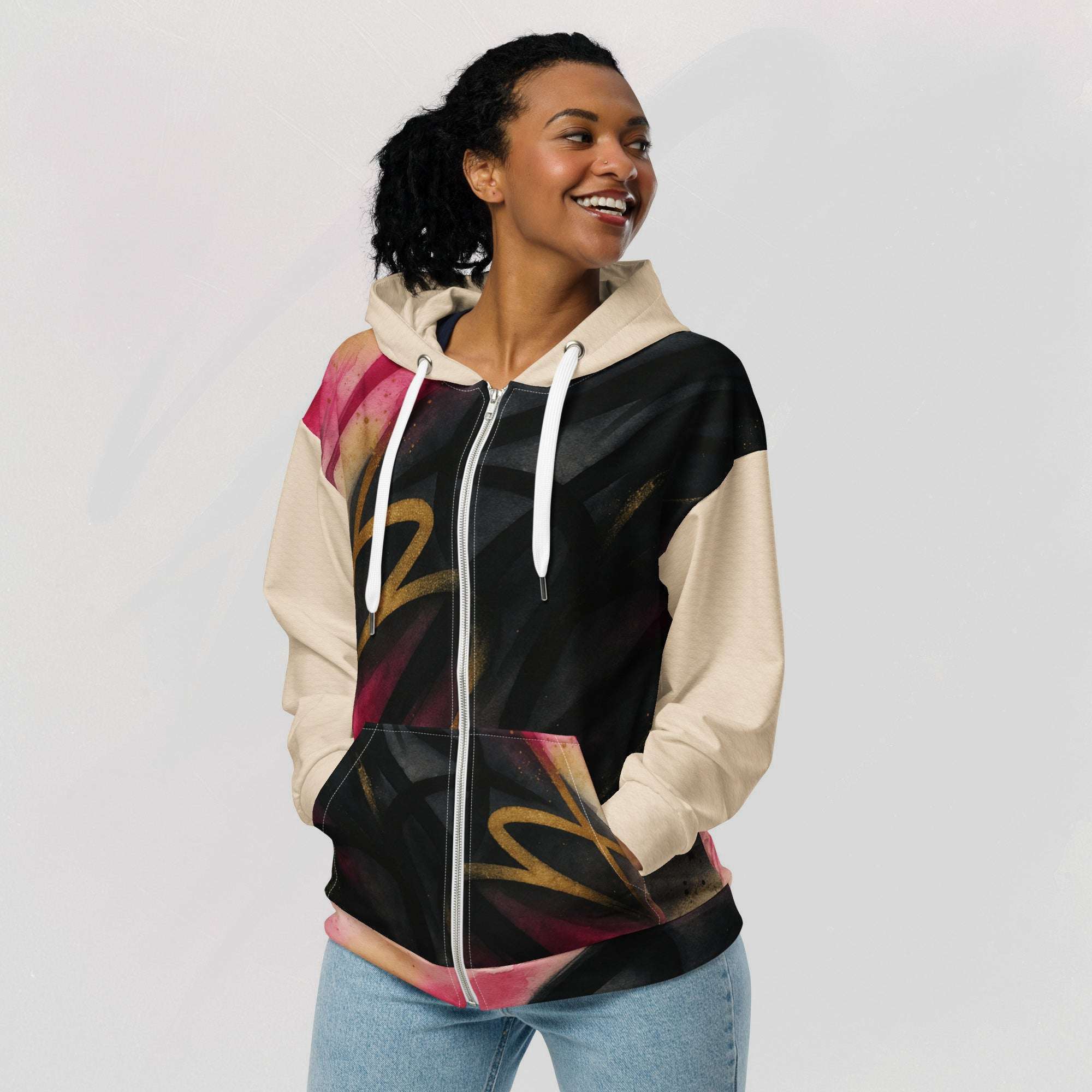 Women's Luxe Bar Hoodie (No.08)